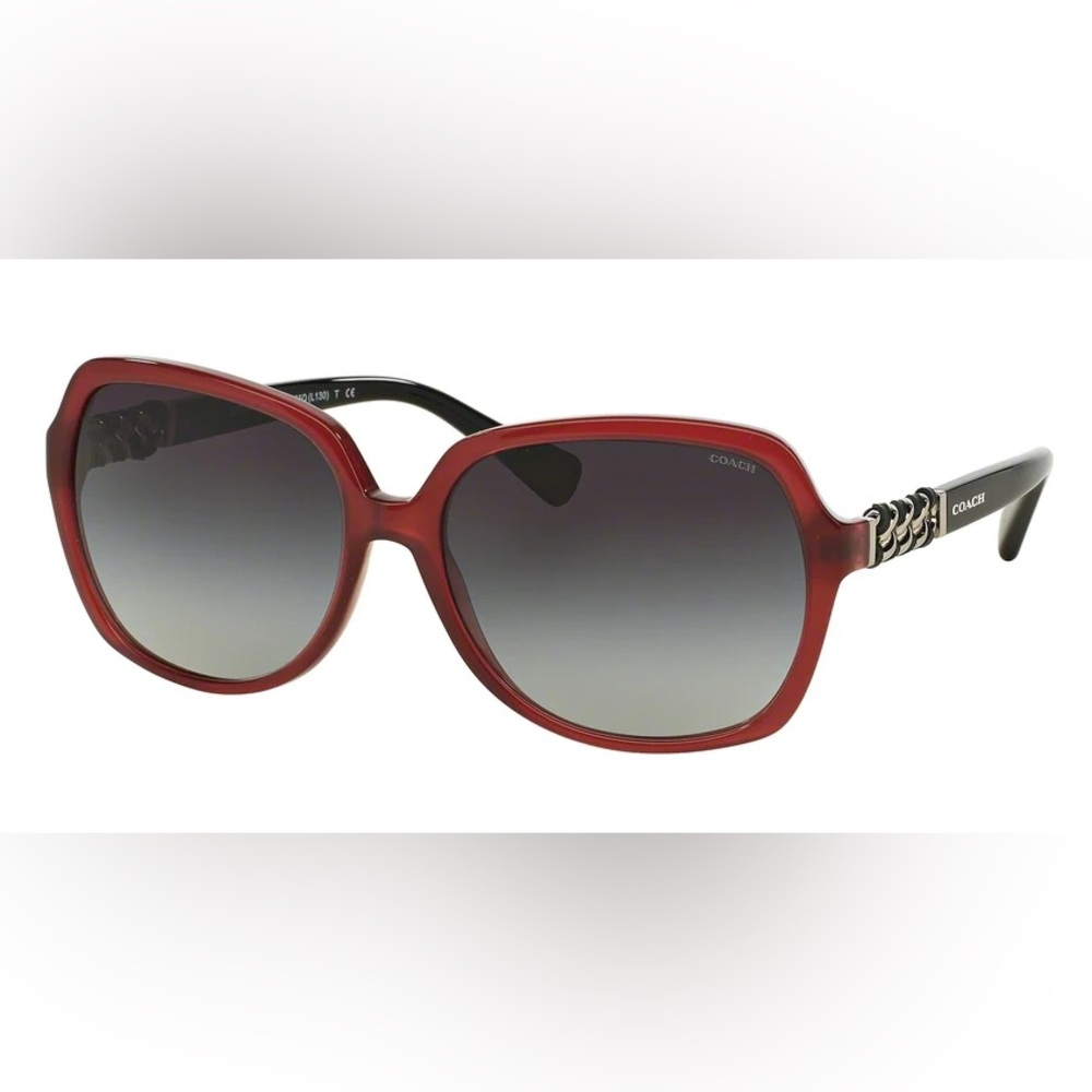 *LIKE NEW* Coach Milky Black Cherry Sunglasses with case!